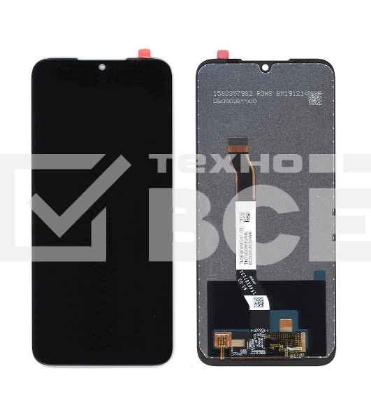 Дисплей для Xiaomi Redmi Note 8T в сборе с тачскрином (orig lcd) черный