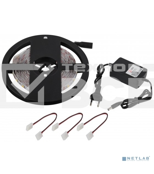 Комплект светодиодной ленты ЭРА 5050kit-14,4-60-12-IP20-2700-5m (50/600)