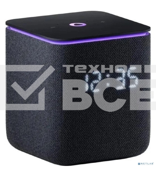 Умная колонка Яндекс Станция Миди, ZigBee, 24Вт, с голосовым ассистентом Алиса на YaGPT, черный