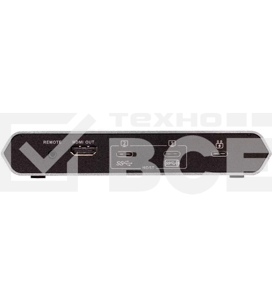 Док-коммутатор APC ATEN 2-Port USB-C Gen 1 Dock Switch with Power Pass-through