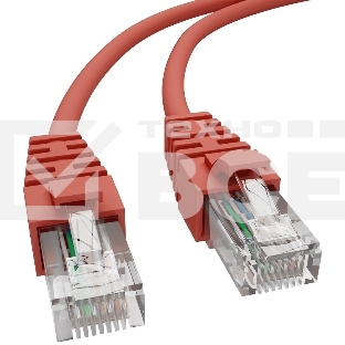 Патч-корд NTSS NTSS-PC-UTP-RJ45-5e-0.15-LSZH-RD NTSS-PC-UTP-RJ45-5E-0.15-LSZH UTP RJ-45 вил.-вилка RJ-45 кат.5E 0.15м красный LSZH (уп.:1шт)