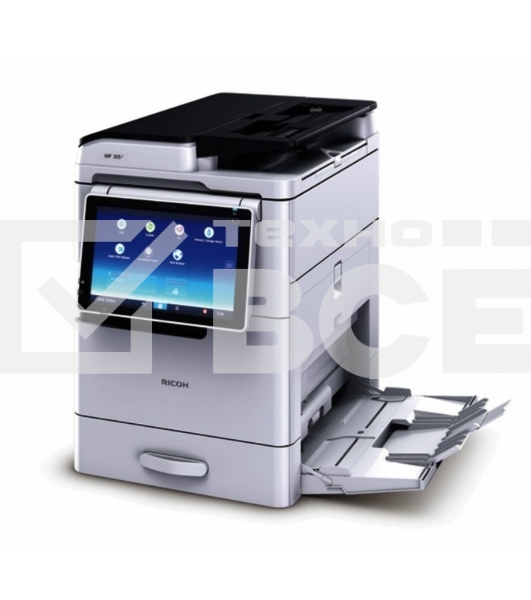 МФУ лазерный Ricoh MP 305+ SPF, A3, монохромный, печ./скан. до 30 стр/мин, 600 x 600 DPI, Ethernet, USB