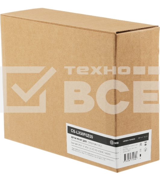 Блок фотобарабана Cactus CS-LX50F0Z00 черный ч/б:60000стр. для MX310/MS310/MS410/ MS510/MS610 Lexmark