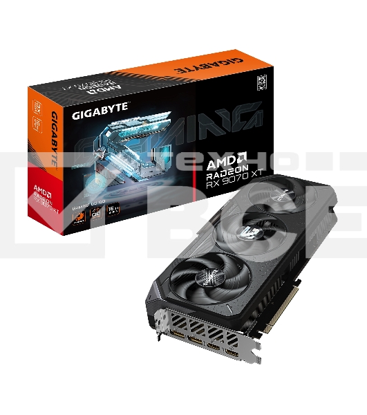 Видеокарта Gigabyte AMD Radeon RX 9070XT GAMING OC-16GD PCI-E (GV-R9070XTGAMING OC-16GD)