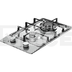 Варочная поверхность Monsher MSG 33 Acier, газ, High-Tech, 29 см, автоматический электроподжиг, газ-контроль, форсунки под сжиженый газ, SABAF конфорки, чугунные решетки, нержавеющая сталь, фото4