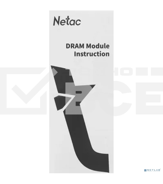 Оперативная память NETAC Shadow, DDR4, 8GB (1x8GB), 2666MHz, CL19, с радиаторами, синий