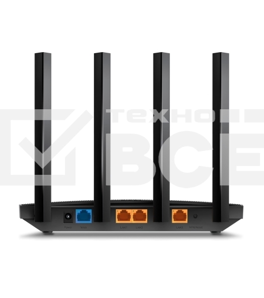 Роутер AX1500 Dual-Band Wi-Fi 6 RouterSPEED: 300 Mbps at 2.4 GHz + 1201Mbps at 5 GHzSPEC: 4× Antennas, 1GHz Dual Core CPU, 1× Gigabit WAN Port + 3× Gigabit LAN Ports, 1024-QAM, OFDMAFEATURE: Tether App, WPA3, Access Point Mode, IPv6 Supported, IPTV, Bea