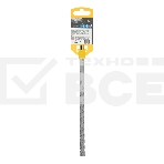 Бур по бетону, цельная крестовая пластина, 10x215 мм, SDS PLUSDenzel, фото 1