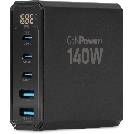 Настольное зарядное устройство Digma Pro DPW10A 140W 5A (PD+QC) 3хUSB-C/2xUSB-A универсальное черный (DPW1A4G024BK), фото19