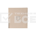 Розетка KRANZ STRONG компьютерная двойная RJ45+RJ45 кат6 с/у шелк, фото 1