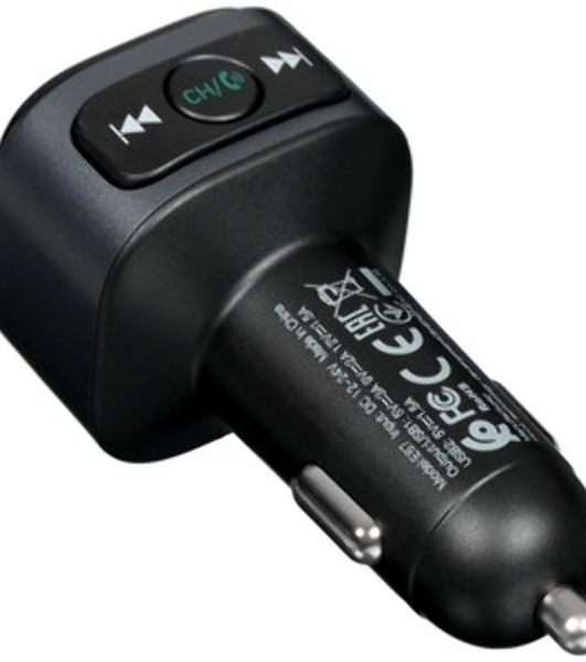 Автомобильное зарядное устройство Hoco E67, bluetooth FM Transmitter, 1xUSB, QC3.0, черный