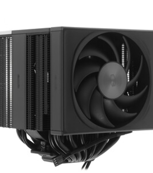 Кулер для процессора PCCooler RZ820 Display BK (290W, 4-pin PWM, LED, 169mm, Al/Cu, 8x6mm, 1x140mm + 1x150mm, 71.9/78.7CFM, 27.1/35.8dBA, 1500/2500RPM, S: 1851/1700/1200/115X/20XX, AM5/AM4, black)