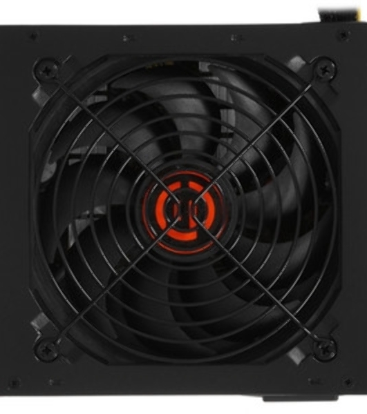 Блок питания Ginzzu CB500 12CM черный,24+4p,PCI-E, 4*SATA, 3*IDE,оплетка MB, кабель питания