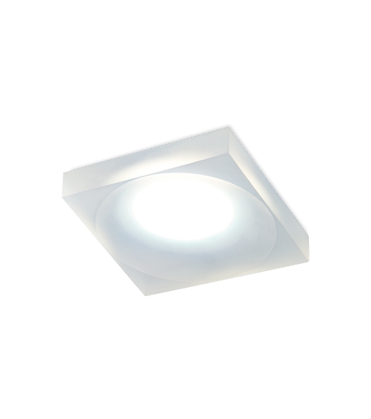 Светильник Ambrella light TN136 WH/FR белый/матовый GU5.3 80*80*32