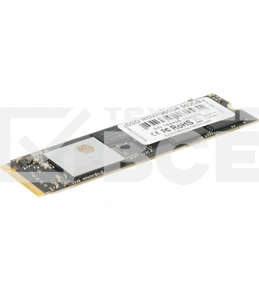 Накопитель SSD AMD Radeon R5MP960G8, 960Gb, M.2 2280, PCIe 3.0 x4, NVMe, R/W 2100/1900