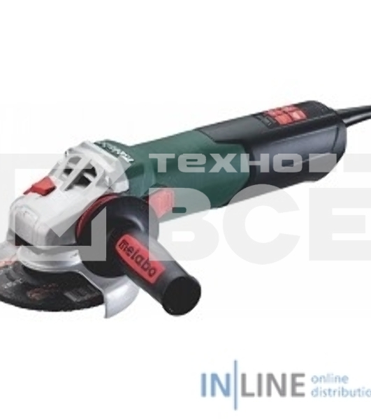 Шлифмашина угловая Metabo WE 15-125 Quick 1550вт, 125мм, 3.5Нм,эл-ка, 11000 об/мин, кейс, вес 2.5 кг