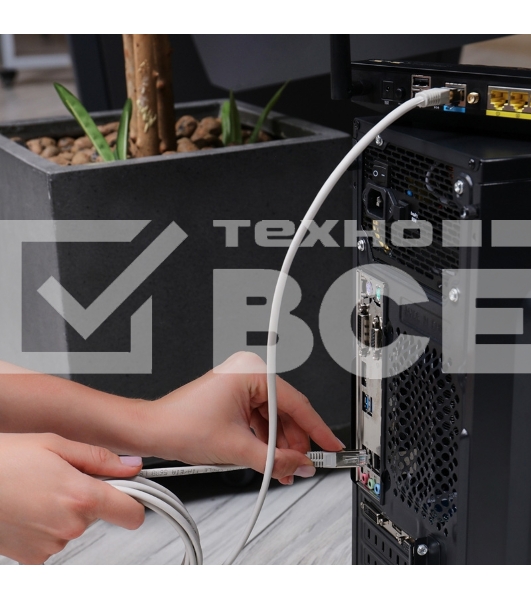Пaтч-корд F/UTP Rexant, категория 5e, RJ45-RJ45, экранированный, 24AWG, LSZH, серый, 3м