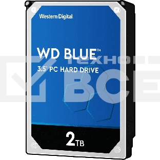 Жесткий диск Western Digital 2Tb 7200rpm WD20EZBX SATA-III  Blue 256Mb 3.5