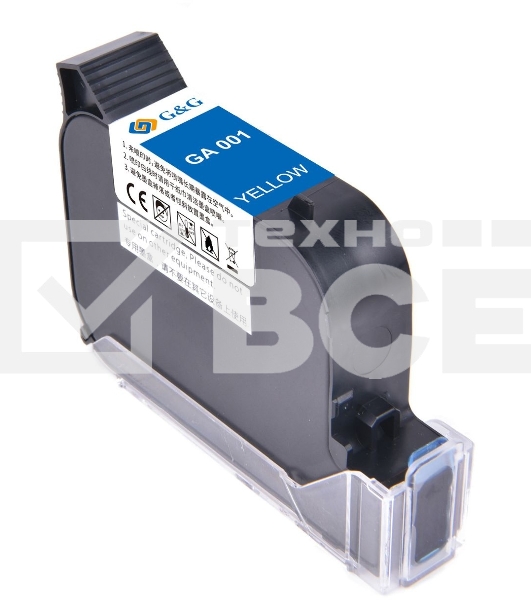 Картридж струйный G&G GA-001Y желтый (42мл) для G&G GG-HH1001