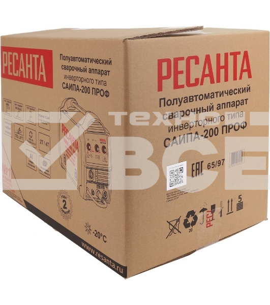 Сварочный полуавтомат САИПА-200ПРОФ (MIG/MAG) Ресанта