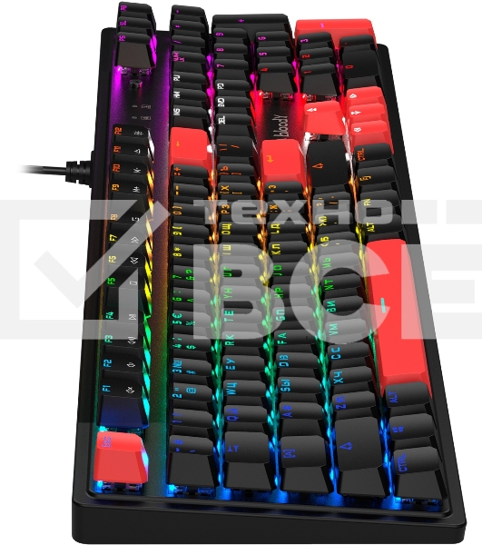 Клавиатура A4Tech Bloody S510R механическая черный USB for gamer LED