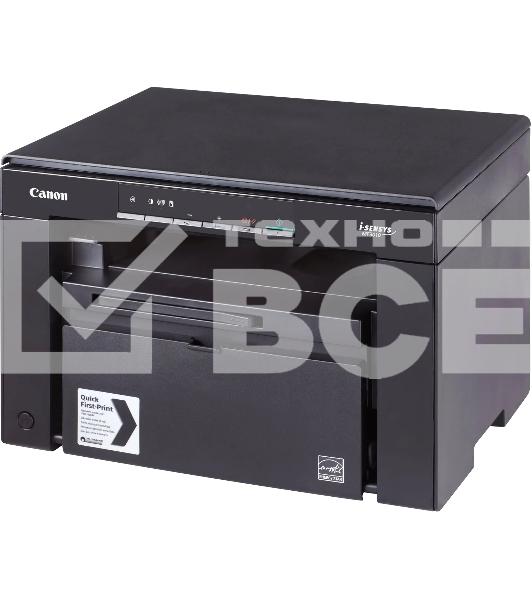 МФУ лазерный Canon i-SENSYS MF3010 (5252B004), A4, ч/б, печ. 18 стр/мин., скан. до 18 стр/мин., 600 x 1200 dpi (печать) 600x600dpi (сканер), USB 2.0