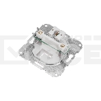 Розетка Компьютер RJ45 DEA с/у мех. Бел KRANZ, фото4