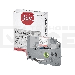 Кассета с лентой S'OK by Sakura Printing TZEFX431 для Brother, черный на красном, 12мм/8м, наклейка, фото 1