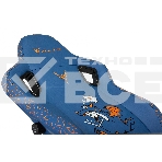 Кресло игровое Knight Craft Dragon синий эко.кожа крестов. металл, фото14