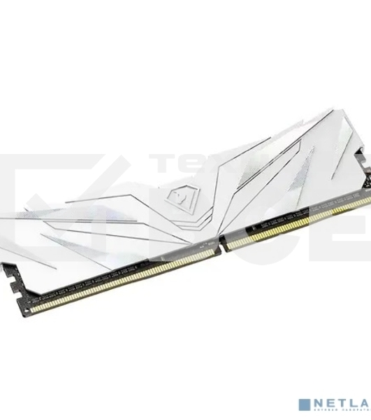 Оперативная память NETAC, DDR4, 16GB (2x8GB), 3600MHz, CL18, DIMM, с радиатором, белый
