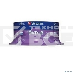 Диск DVD+R Verbatim 4.7Gb 16x Cake Box (25шт) (43500), фото3