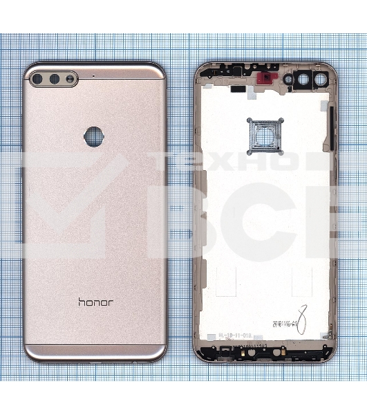 Задняя крышка для Huawei Honor 7A Pro  золотая