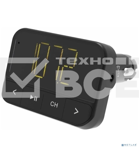 Автомобильный FM-модулятор Ritmix FMT-B200 черный SD BT USB (80000765)