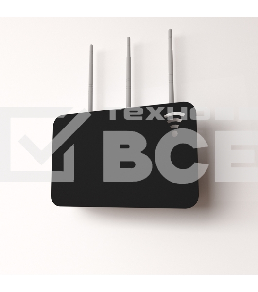 Держатель Rexant для хранения роутера, с регулировкой размеров, настенный, черный