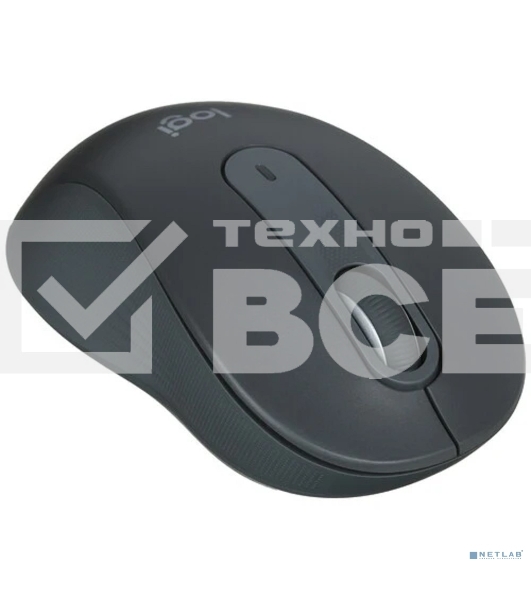 Мышь беспроводная Logitech Signature M650 графитовый, 4000 dpi, радиоканал, Bluetooth, USB, кнопки - 5