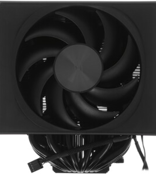 Кулер для процессора PCCooler RZ820 Display BK (290W, 4-pin PWM, LED, 169mm, Al/Cu, 8x6mm, 1x140mm + 1x150mm, 71.9/78.7CFM, 27.1/35.8dBA, 1500/2500RPM, S: 1851/1700/1200/115X/20XX, AM5/AM4, black)