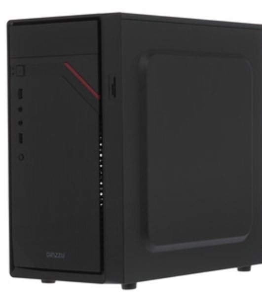 Компьютерный корпус Ginzzu D180 2хUSB 2.0,AU w/o PSU