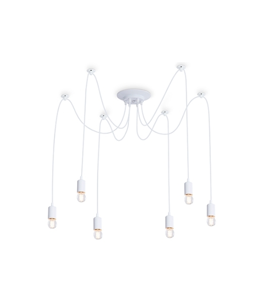 Светильник Ambrella light TR8177/6 WH белый E27*6 max 40W D630*910