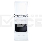 Плита газовая Gefest ПГ 3200-05 белый, конфорок 4 шт, духовка 42 л, 50 см x 85 см x 57 см, фото 1