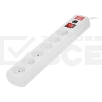 Сетевой фильтр Most LR 1.7м (6 розеток) белый (коробка), фото 1