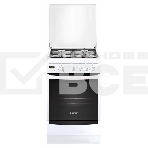 Плита газовая Gefest ПГ 5100-03 белый, конфорок 4 шт, духовка 52 л, 50 см x 85 см x 58.5 см, фото 1