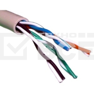 Кабель сетевой FTP cat 5E 305m solid (AWG26),0.50mm,CCA alloy cat5E 305м стандартный (PN-631962)