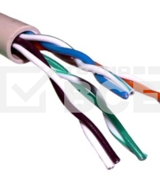 Кабель сетевой FTP cat 5E 305m solid (AWG26),0.50mm,CCA alloy cat5E 305м стандартный (PN-631962)