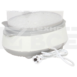 Пароварка электрическая Endever Vita-170, белый/серый, мощность 1000 Вт, объем 11 л