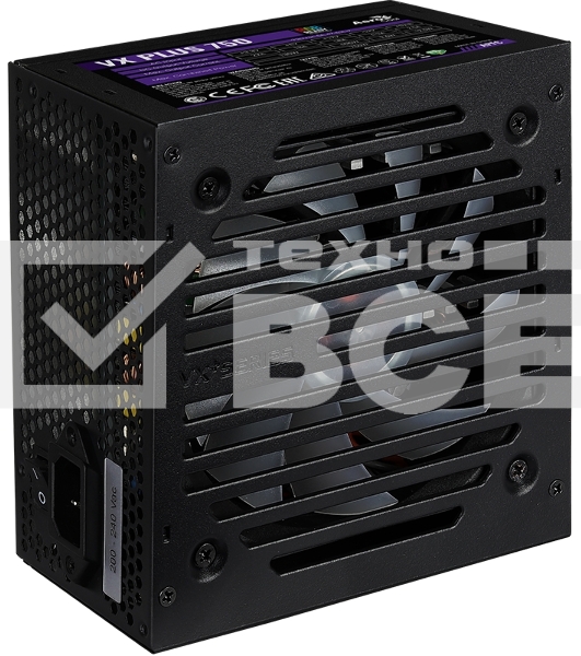 Блок питания Aerocool / Formula VX PLUS 750 RGB, 750Вт, 120мм, черный