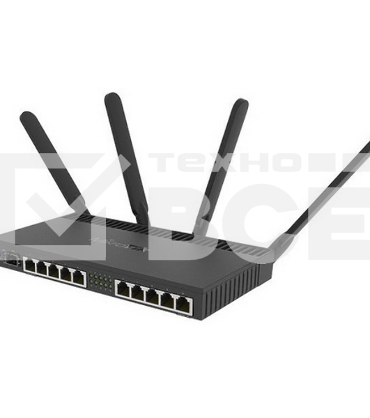 Маршрутизатор MIKROTIK RB4011iGS+5HacQ2HnD-IN 10x10/100/1000 LAN, 1 SFP+, 2,4Ghz/5Ghz, 802.11a/b/g/n/ac