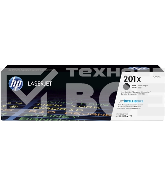 Тонер Картридж HP 201X CF400X черный для HP CLJ Pro M252/M277 (2800стр.)