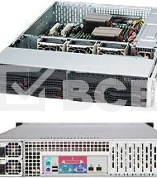 Корпус SuperMicro CSE-825TQC-R802LPB 2U SC825TQC  8 x 3.5