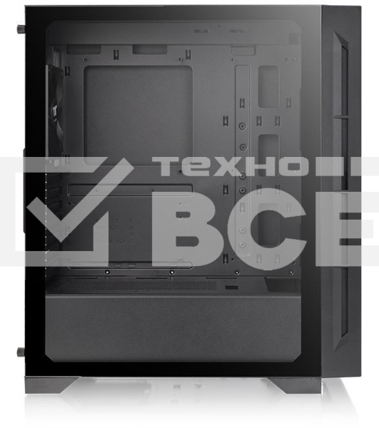 Компьютерный корпус Thermaltake H330 TG CA-1R8-00M1WN-00 Black/Win/SPCC/Tempered Glass*1/120mm Standard Fan*1