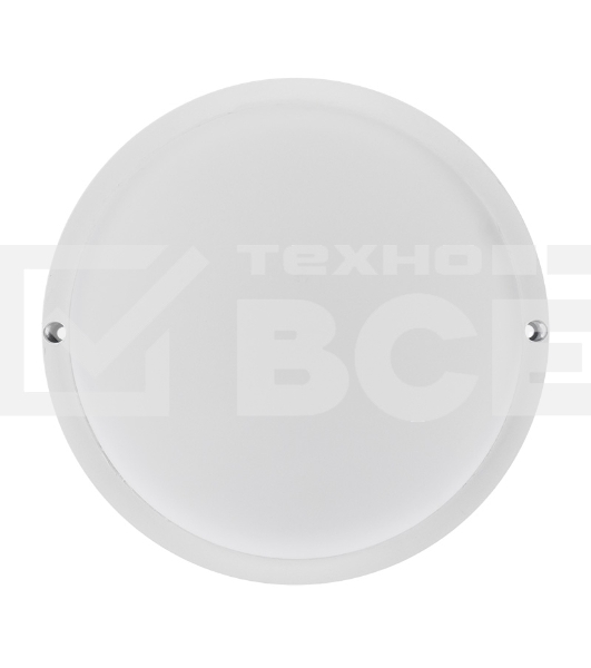 Светильник светодиодный пылевлагозащищенный Rexant ЖКХ-01 круг 18 Вт 1800 Лм IP65 174 мм 6500 K с микроволновым датчиком движения